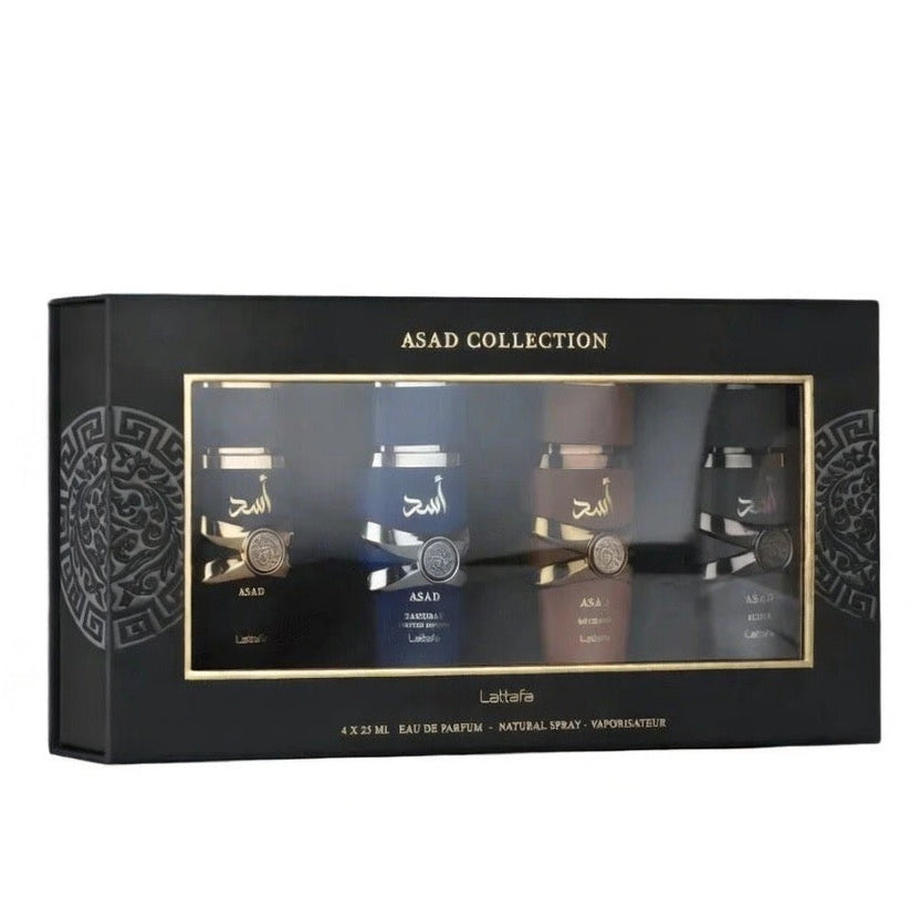 Lattafa Asad Collection Eau de Parfum (4x25ml) Parfum Miniaturen Set