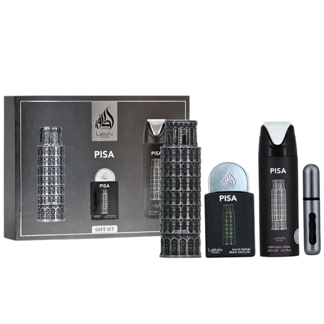 Lattafa Pisa Eau de Parfum Geschenkset 3 er Set