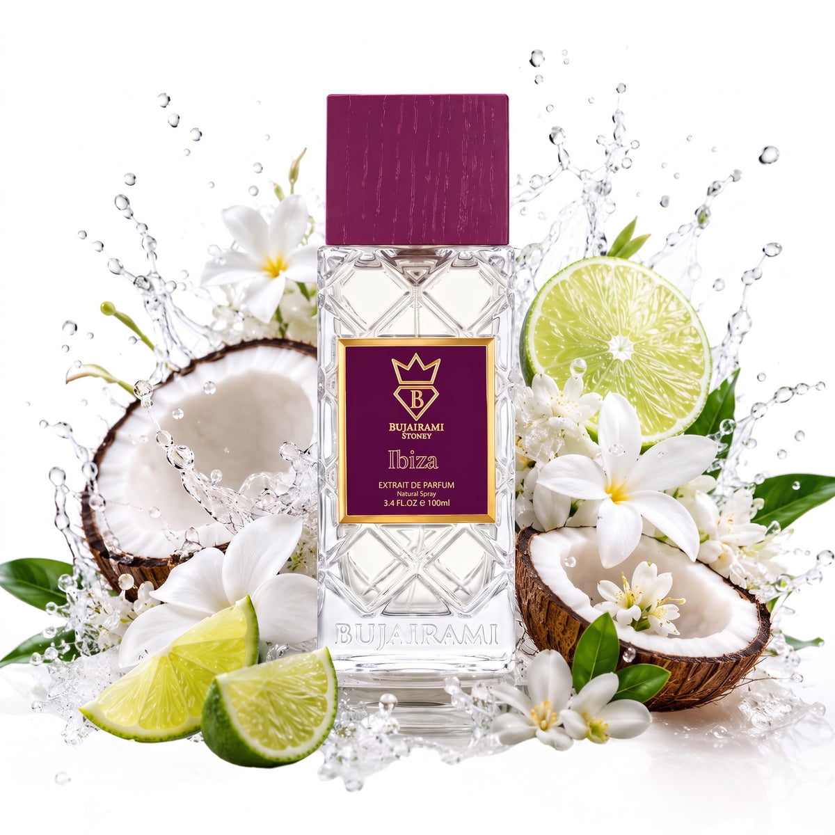 Bujairami Ibiza 100ml Extrait de Parfum Damen & Herren