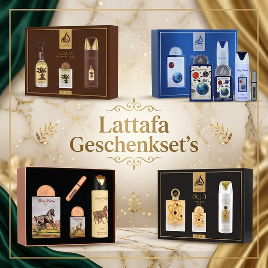 Lattafa Geschenksets Eau de Parfum + Mini + Deo