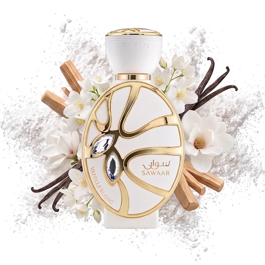 Khadlaj Sawaar Vanille Blanc 100ml Eau de Parfum