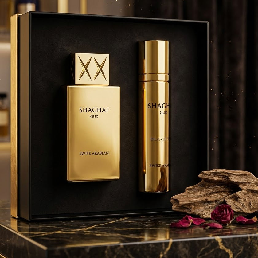Shaghaf Oud Set 75ml Eau de Parfum & Bodyspray