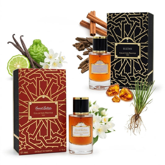 COLLECTION PRESTIGE Sultan No.9 & Sweet Sultan Extrait de Parfum 50ml