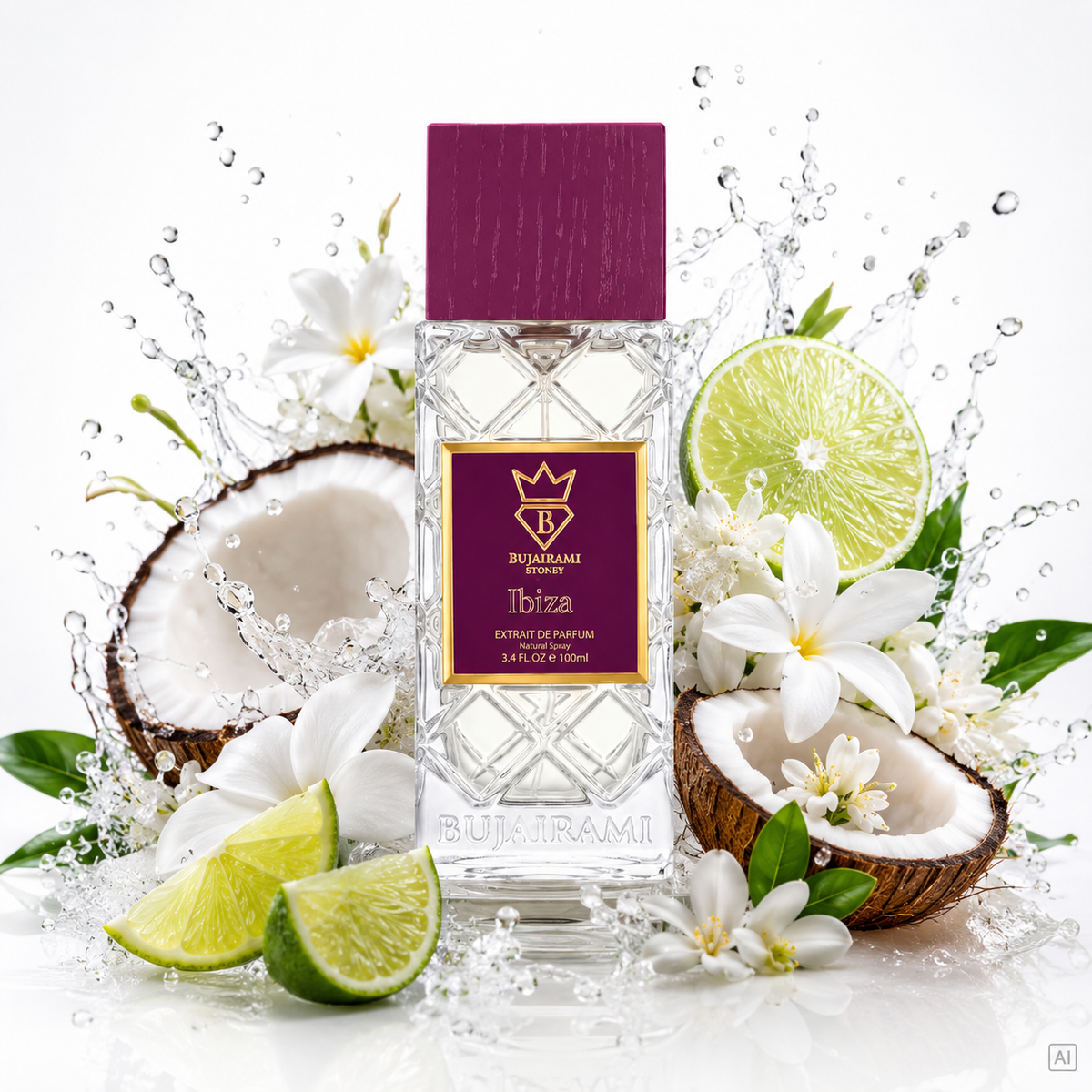 Bujairami Ibiza 100ml Extrait de Parfum Damen & Herren