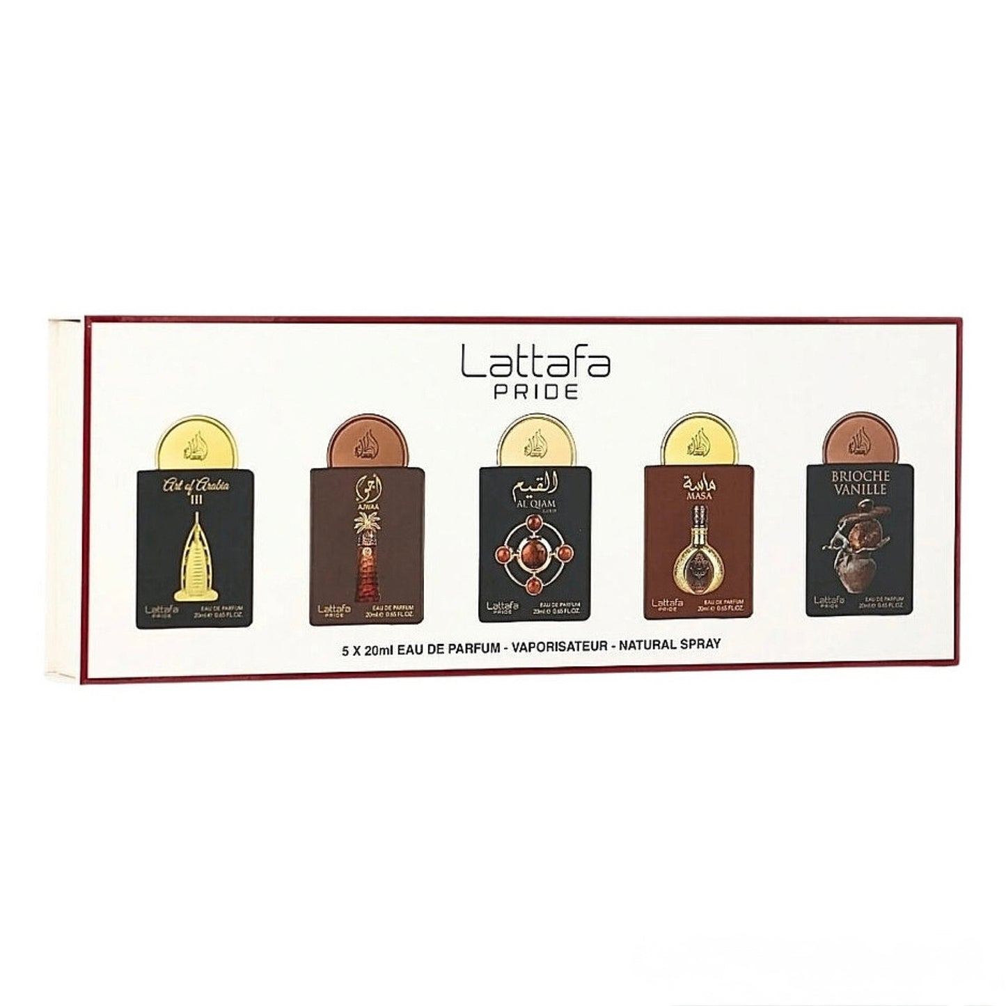Lattafa Pride Geschenksets Mini 5x 20 ml Eau de Parfum