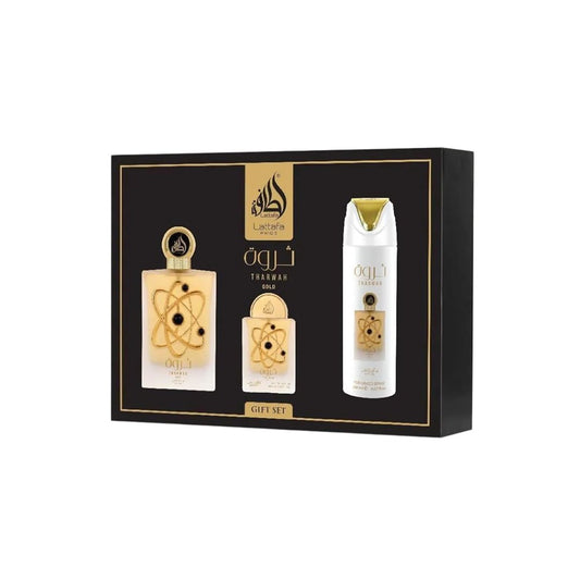 Lattafa Pride Tharwah Gold Geschenkset Eau de Parfum