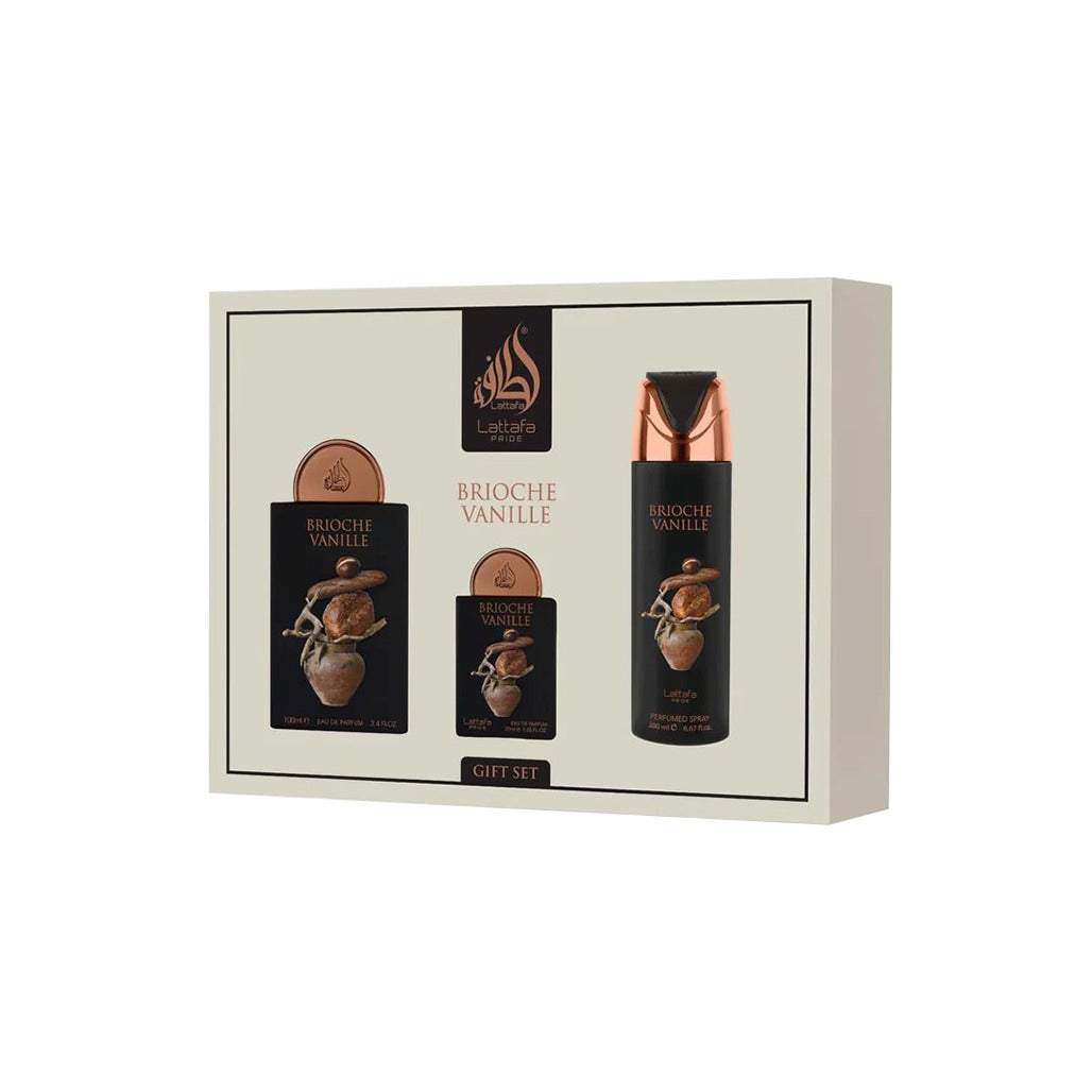 Lattafa Brioche Vanille Geschenkset Eau de Parfum